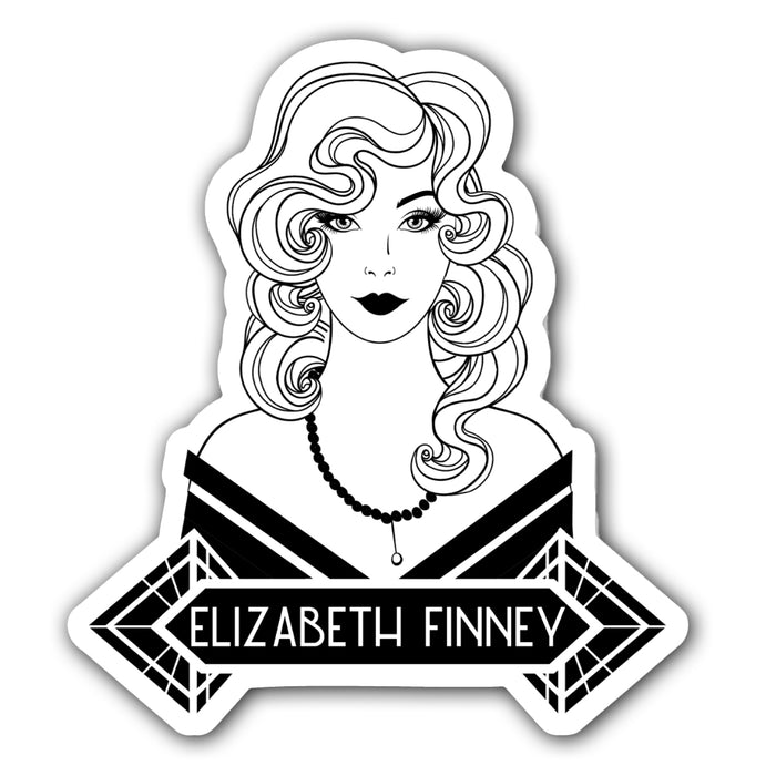 Die Cut Character Sticker - Elizabeth
