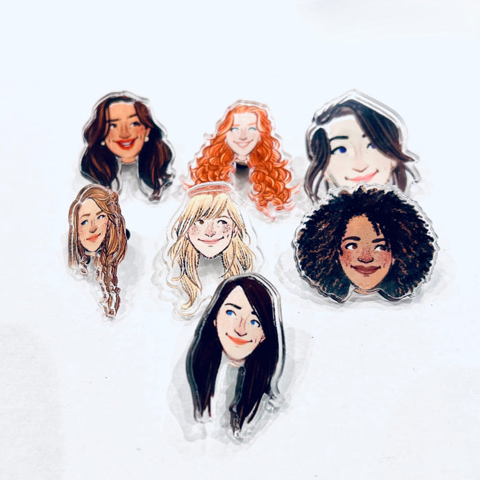 Winston Brothers Neat Stuff: The Gals Pins