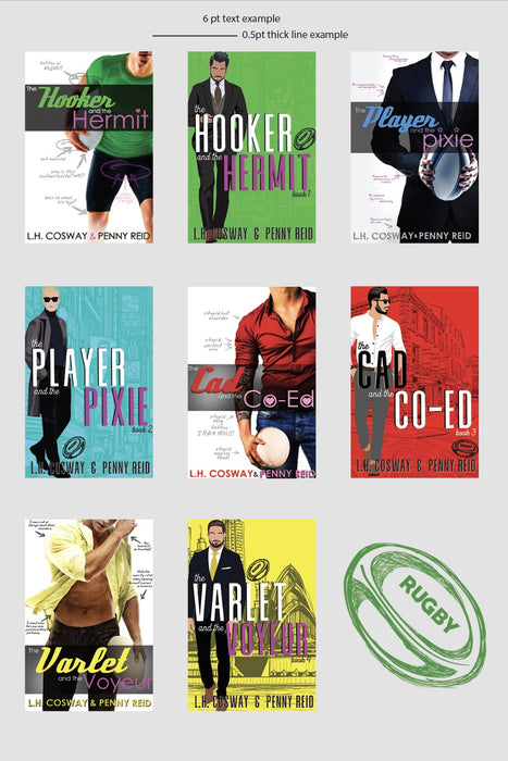 Rugby Neat Stuff: The Rugby Series Sticker Sheet